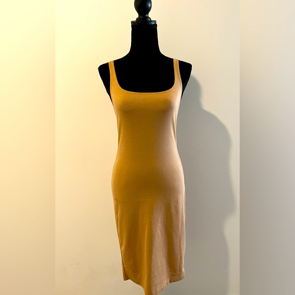 Zara Tan Midi Dress